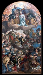 メアリーの戴冠式 作： Paolo Veronese